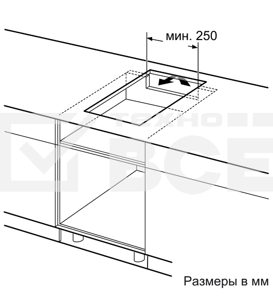 Индукционная варочная панель Bosch PIB375FB1E / Домино, 30 см, индукция, скошенный край