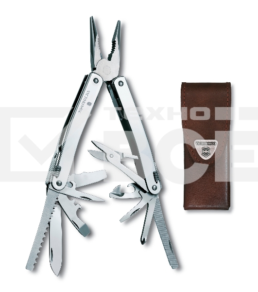 Мультитул Victorinox SwissTool Spirit X (3.0224.LB1) 105мм 26функц. серебристый блистер