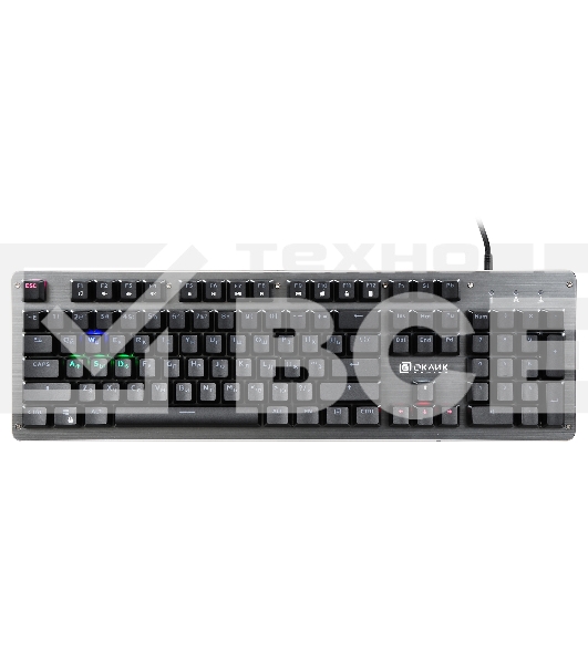 Клавиатура Oklick 970G DARK KNIGHT механическая черный USB Gamer LED