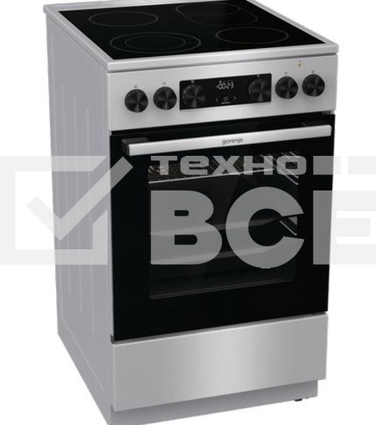 Электрическая плита Gorenje GECS5C70XA нержавеющая сталь