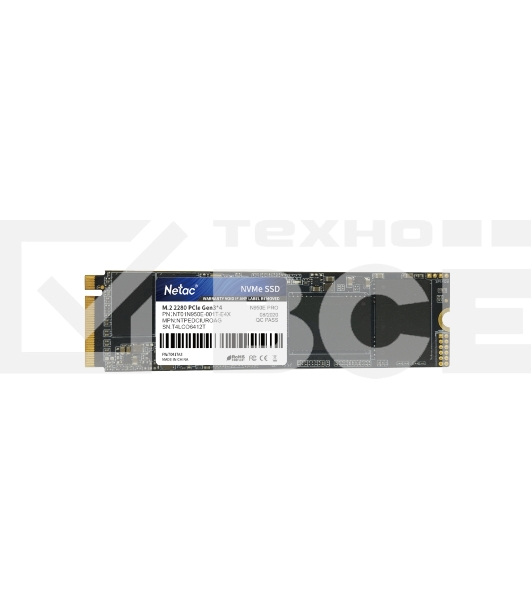 Накопитель SSD Netac N950E Pro, 1TB, PCIe 3.1 x4, M.2 2280, NVMe, R/W 3350/2800