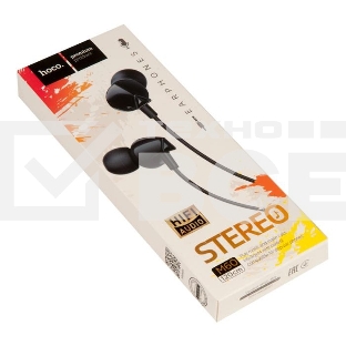 Гарнитура HOCO m60 Perfect sound с микрофоном, 3.5 Jack, черный