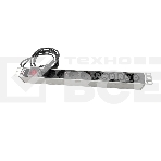 Блок розеток Rem-10 с выкл., 4 Sсhuko, 6 IEC 60320 C13, 10 A, алюм., 19