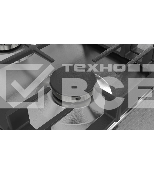 Газовая варочная поверхность Bosch PCR9A5B90M нержавеющая сталь