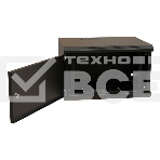 Шкаф коммутационный WRline (WR-TW-0666-SR-RAL9004) настенный 6U 600x600мм пер.дв.металл 2 бок.пан. 60кг черный 520мм 367мм IP20 сталь, фото3
