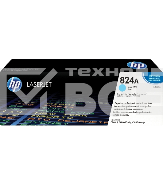 Картридж лазерный HP CB381A голубой Color LJ CP6015/CM6030mfp/CM6040mfp (21000стр.)