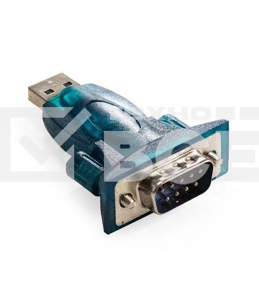 Адаптер USB 2.0-RS232 ExeGate EX-UAS (Am/DB9M, крепеж разъема - винты)