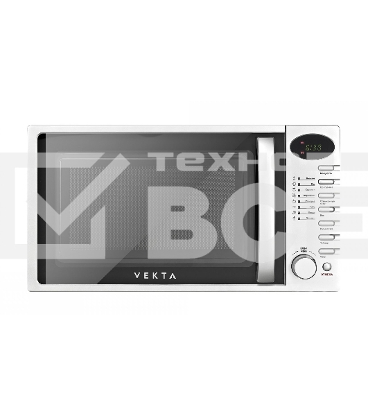 Микроволновая печь Vekta TS720ATS серебряный 20л 700Вт поворотный актовый, кнопки