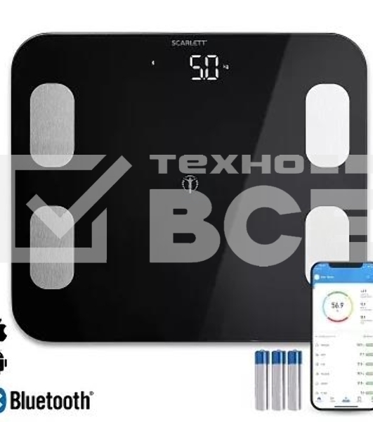 Весы Scarlett SC-BS33ED46 (черный)