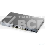 Коммутатор Zyxel GS1350-26HP, 24xGE PoE+, 2xCombo (SFP/RJ-45), бюджет PoE 375 Вт, дальность передачи питания до 250 м, автоперезагрузка PoE-портов, повышенная защита от перенапряжений и электростатических разряд, фото4