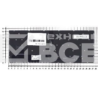 Клавиатура для ноутбука HP EliteBook x360 830 G5 черная с подсветкой