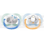 Соска-пустышка Philips Avent SCF080/05 Слон/Пингвин, 0-6 мес, 2 шт, для мальчиков, фото4