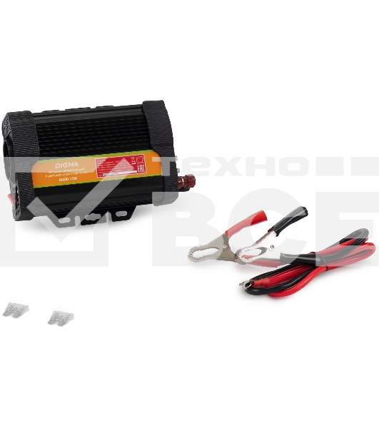 Автоинвертор Digma AI400-12W 400Вт