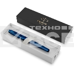 Ручка роллер Parker IM Monochrome T328 (CW2172965) Blue PVD F черн. черн. подар.кор., фото9