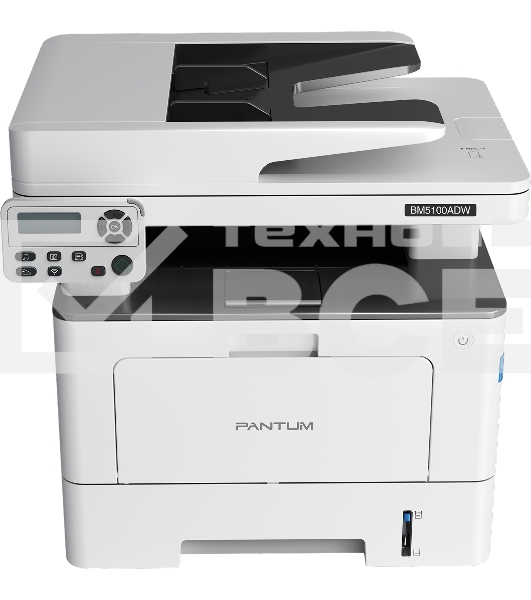 МФУ лазерный Pantum BM5100ADW, A4, ч/б, печ. до 40 стр/мин., скан. до 24 стр/мин., 1200x1200dpi, USB, RJ-45, Wi-Fi