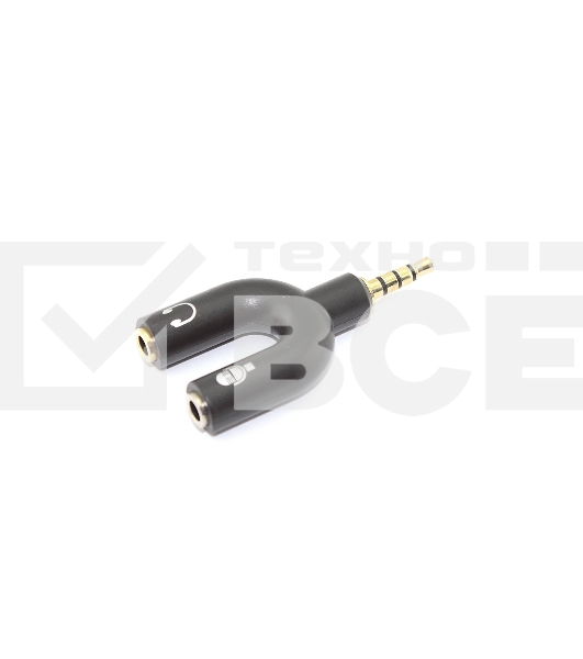 Разетвитель наушники и микрофон mini jack