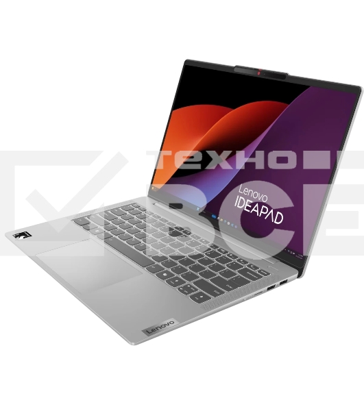 Ноутбук Lenovo IdeaPad Slim 5 14Q8X9 14'(1920x1200 IPS)/Qualcoмм Snapdragon X1P-42-100(3.4Ghz)/16Gb/512PCISSDGb/noDVD/Int:Adreno X1-85/Cam/BT/WiFi/57WHr/war 1y/1.48kg/cloud grey/Win 11Home + 65W, RU kbd