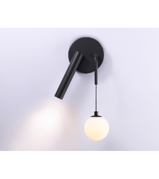 Светильник Ambrella light FL66385/2 BK черный 2W 4200K+G9 500*120*120