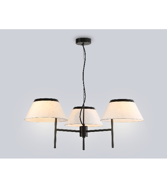 Светильник Ambrella light LH72451/3 BK/WH черный/белый Е14/3 max 40W D800*290-1080