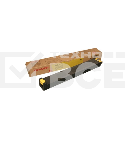 Картридж лазерный Sharp MX-2300N/MX-2700N/MX-3500N/MX-4500N (MX-27GTYA) желтый 15K