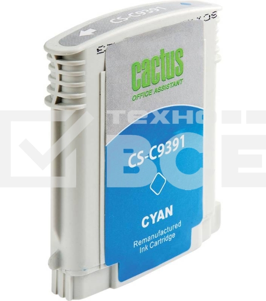 Картридж струйный Cactus CS-C9391 голубой для №88 HP Officejet Pro K550 (29ml)