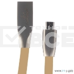 Кабель USB 2.0 Cablexpert CC-G-mUSB01Gd-1M, AM/microB, серия Gold, длина 1м, золотой, блистер, фото2