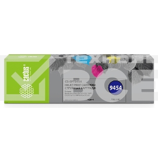 Картридж струйный Cactus CS-EPT9454 (T9454) желтый пигментный (66 мл) для Epson WF-C5290DW/WF-C5790DW