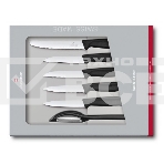 Набор ножей кухон. Victorinox Swiss Classic Kitchen (6.7113.6G) компл.:6шт черный подар.коробка, фото2