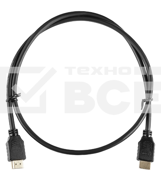 Кабель аудио-видео Buro HDMI (m)/HDMI (m) 1м. черный (BHP-HDMI-2.1-1)