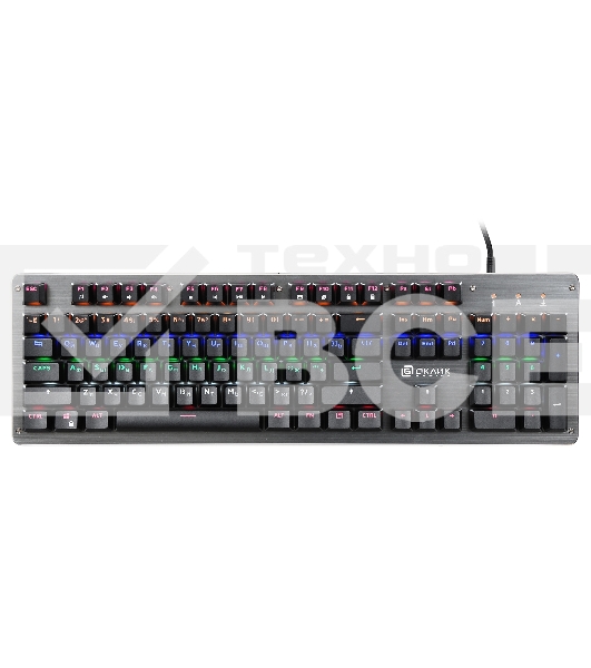 Клавиатура Oklick 970G DARK KNIGHT механическая черный USB Gamer LED