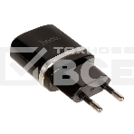 Сетевое зарядное устройство C12 Smart dual USB charger, черный, фото4