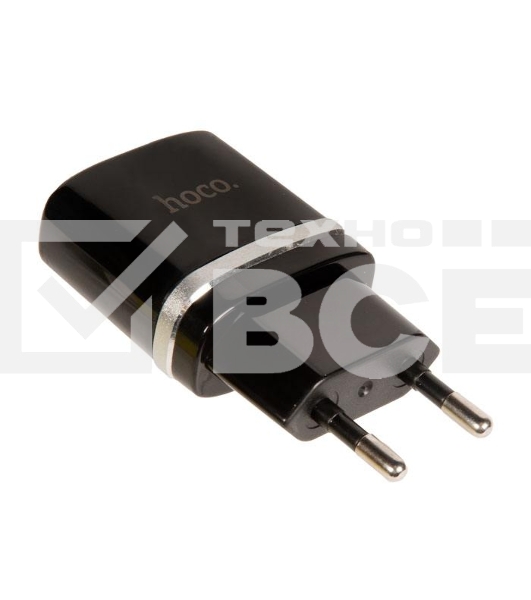 Сетевое зарядное устройство C12 Smart dual USB charger, черный