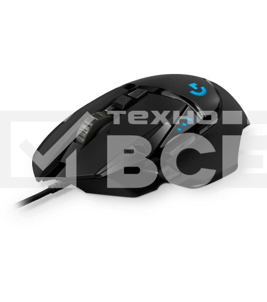 Мышь проводная Logitech G502 HERO черный, 25600 dpi, USB, кнопки - 11