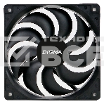 Вентилятор для корпуса Digma DFAN-120-9 черный, 120 мм, 1200 об/мин, 23 дБ, 4 pin, фото3