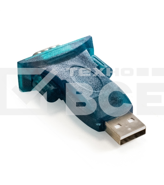 Адаптер USB 2.0-RS232 ExeGate EX-UAS (Am/DB9M, крепеж разъема - винты)