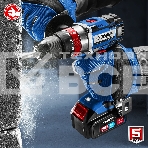 Дрель-шуруповерт Зубр DBS-201-42, 20В, 2 АКБ, Ударная, Кейс, фото15