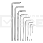Набор ключей имбусовых TORX-TORX Tampered, 9 шт., T10-T50, CrV, удлиненные, сатин., чехол Matrix, фото2