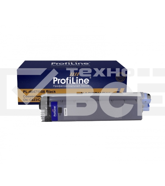 Картридж PL-46471108 для принтеров Oki C823/C833/C843 Black 7000 копий ProfiLine