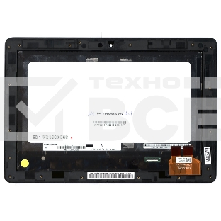 Модуль (матрица + тачскрин) для Asus PadFone 2 (A68) Station 203 черный с рамкой