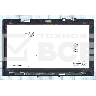 Модуль (матрица + тачскрин) для Asus N550 Q550 Q501 FHD черный с рамкой