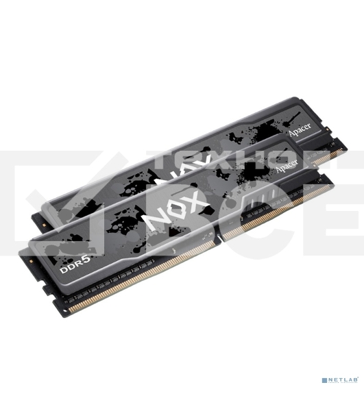 Оперативная память Apacer Nox, DDR5, 32GB (2x16GB), 5600MHz, CL40, DIMM, радиатор, черный