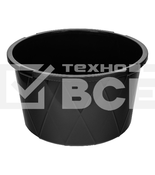 Таз строительный круглый универсальный, 120л, ударопрочный, с ребрами жесткости Matrix