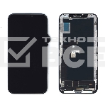 Дисплей Amperin для Apple iPhone X в сборе с тачскрином (Soft Oled), черный, фото3