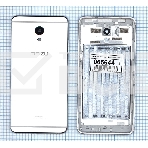 Задняя крышка для Meizu M5 Note серебристая, фото 1