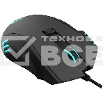 Мышь проводная Acer OMW150 черный, 4800 dpi, USB, кнопки - 8, фото3