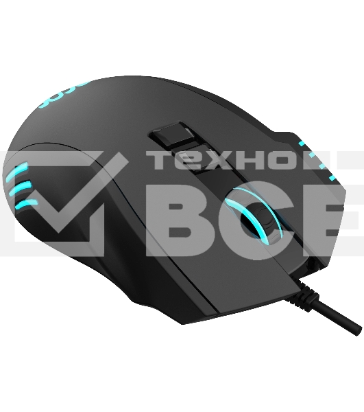 Мышь проводная Acer OMW150 черный, 4800 dpi, USB, кнопки - 8