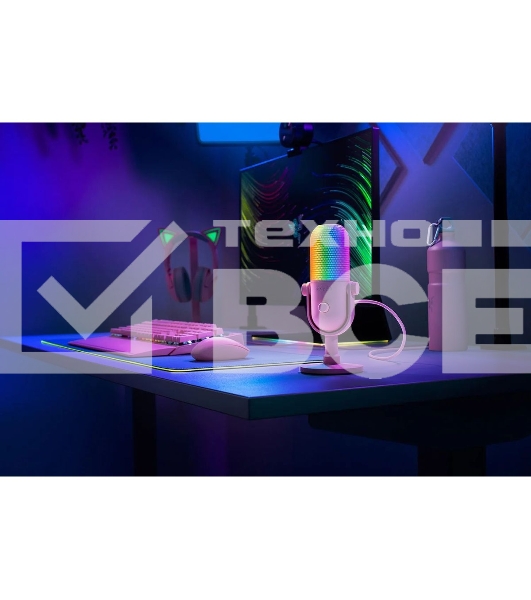 Микрофон Razer Seiren V3 Chroma - Quartz/ Razer Seiren V3 Chroma - Quartz