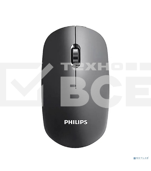 Мышь беспроводная Philips SPK7315 черный, 1600 dpi, радиоканал, USB, кнопки - 3