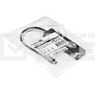 USB-Хаб (концентратор) 4-в-1 ExeGate DUB-2C2P/5G (кабель-адаптер USB 3.2 Gen1 Type C --> 2xUSB3.2 Gen1 Type-A (5G)/2xUSB3.2 Gen1 Type-C (5G), SuperSpeed USB 5Gbps, Plug&Play, черный)