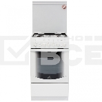 Плита газовая De Luxe 5040.31г(кр) ЧР белый, конфорок 4 шт, духовка 46 л, 50 см x 85 см x 50 см, фото3